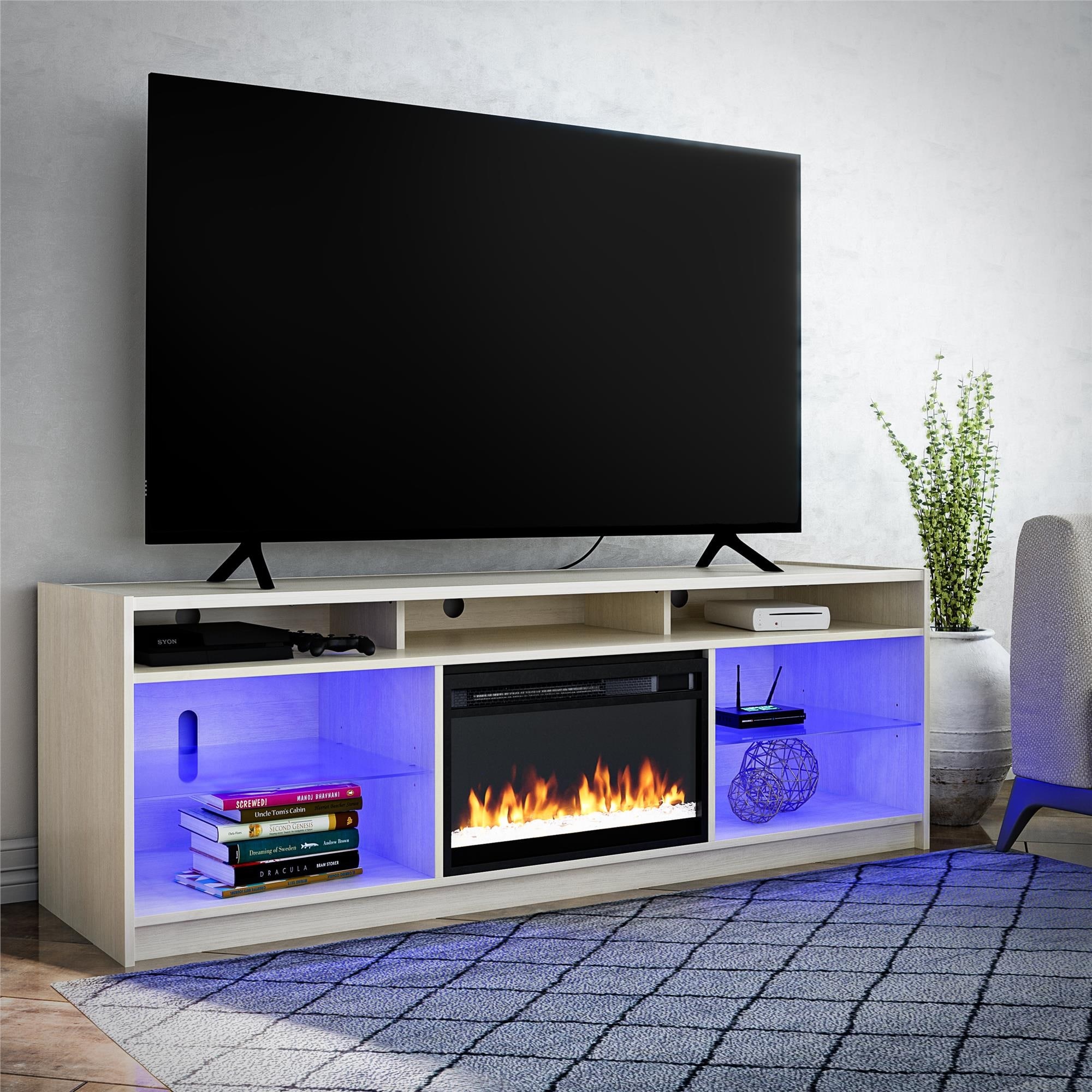 Ameriwood home vesca fireplace tv stand for tvs up to 75 inch deals