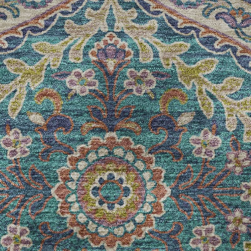 Premium Washable Super Soft Traditional Global Mayfield Rug