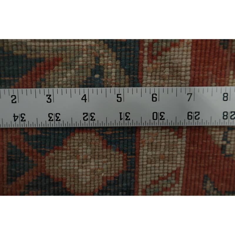 Hand Knotted Oriental 100% Wool Carpet Traditional Floral Beige & Ivories Ziegler Area Rug - 10' 7'' X 4' 11''