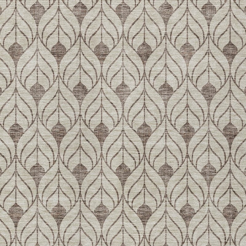 HomeRoots Geometric Transitional Rectangle Outdoor Rug
