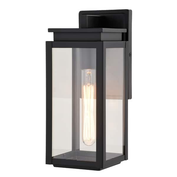 slide 2 of 6, Vaxcel Lighting T0776 Uptown 13" Tall Outdoor Wall Sconce Matte Black