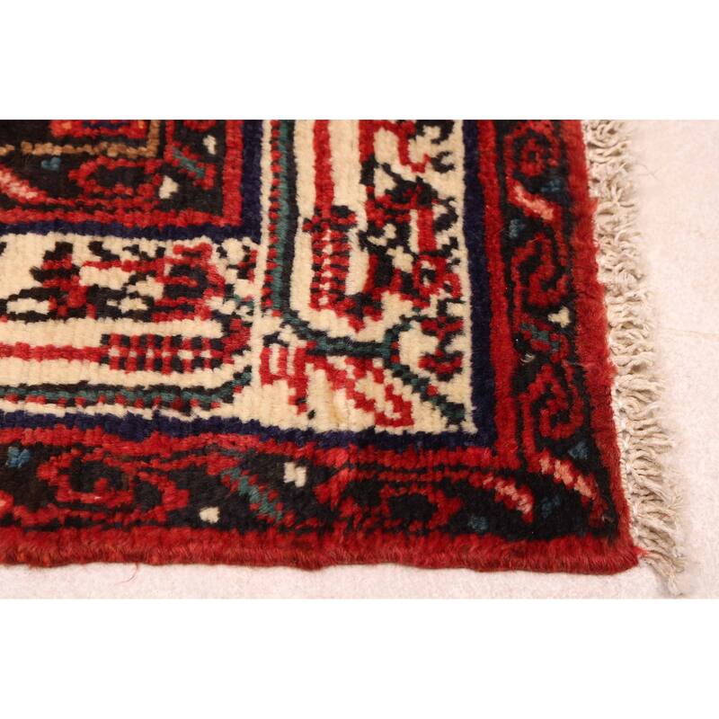 ECARPETGALLERY Hand-knotted Andelz Red Wool Rug - 3'6 x 6'6