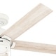 preview thumbnail 11 of 16, Hunter Erling Ceiling Fan with LED Light Kit and Pull Chain - Modern Rustic, Transitional