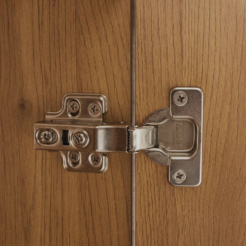 GDFStudio - Galan 60" Freestanding Bathroom Vanity with Quartz Sink, Solf Close Doors, Open Storage Shelf, NO Drain & Faucet