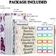 preview thumbnail 3 of 5, A6 Budget Binder with Zipper Planner Organiser Bag Sticker Bookkeeping