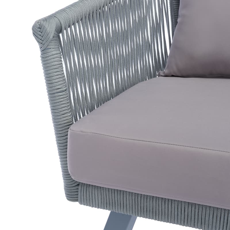 SAFAVIEH Outdoor Sneh-Lata 4-Piece Rope Patio Set - 54W x 27D x 26H