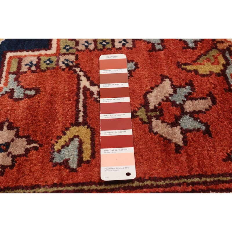 ECARPETGALLERY Hand-knotted Serapi Heritage Dark Copper Wool Rug - 10'0 x 13'10