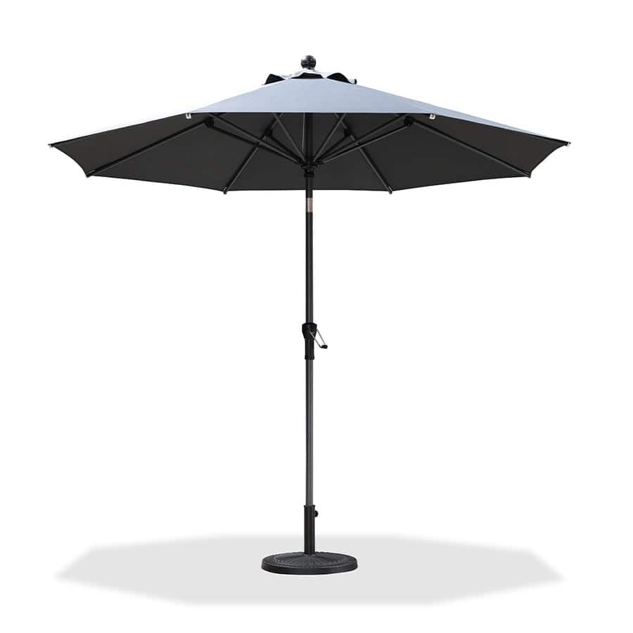 PURPLE LEAF Heavy-duty Crank and Tilt Table Umbrella Outdoor Patio Market Umbrella