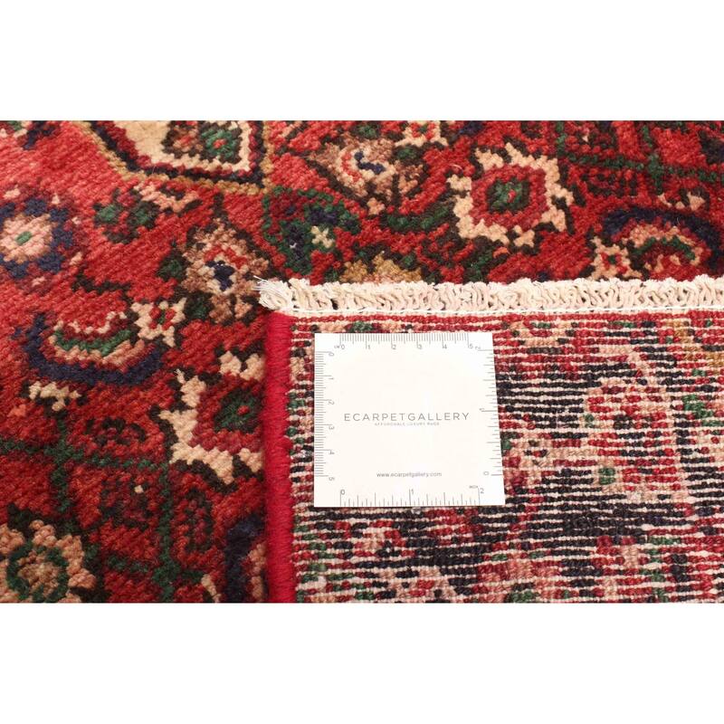 ECARPETGALLERY Hand-knotted Andelz Red Wool Rug - 2'3 x 9'4