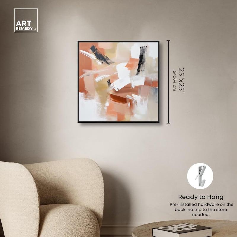 Rose and Rust III Canvas by Art Remedy