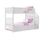 preview thumbnail 3 of 33, Max and Lily Twin over Twin Staircase Bunk with Trundle