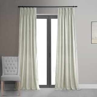 Exclusive Fabrics Signature Pleated Blackout Velvet Curtain (1 Panel)