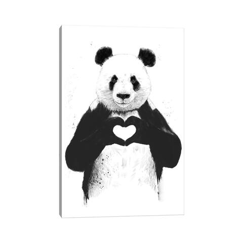 iCanvas "All You Need Is Love" by Balazs Solti Canvas Print