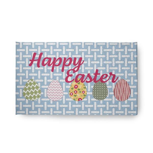 Happy Easter Rug Happy Easter Novelty Chenille Area Rug - Bed Bath & Beyond - 37275995
