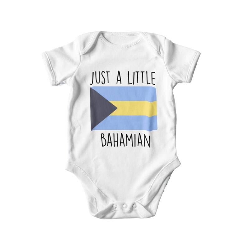 Bahamas - Baby Boy Girl Clothes Infant Bodysuit Funny Cute Newborn - White - 3-6M
