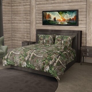 Realtree Xtra Green Camo 3-piece Full/Queen Comforter Shams Set