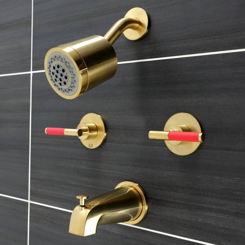 Kingston Brass Kaiser Two-Handle Tub and Shower Faucet