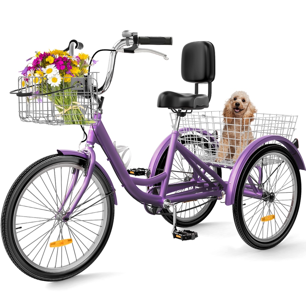 Purple adult tricycle deals