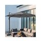 preview thumbnail 26 of 28, 10 ft. Round 360-Degree rotation Cantilever Patio Umbrella Gray