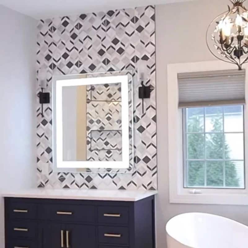 The Tile Life Decadence 12x40 White Ceramic Wall Tile
