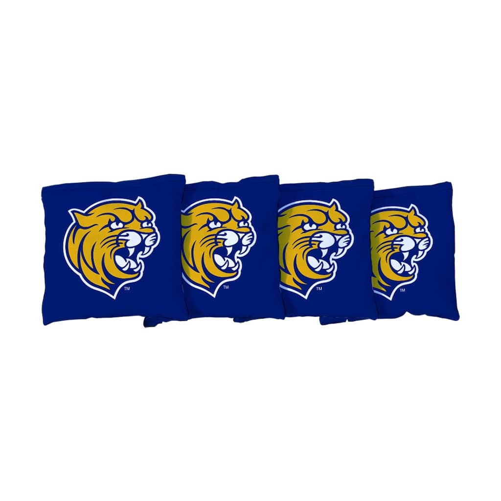Johnson & Wales JWU Wildcats Blue Cornhole Bags