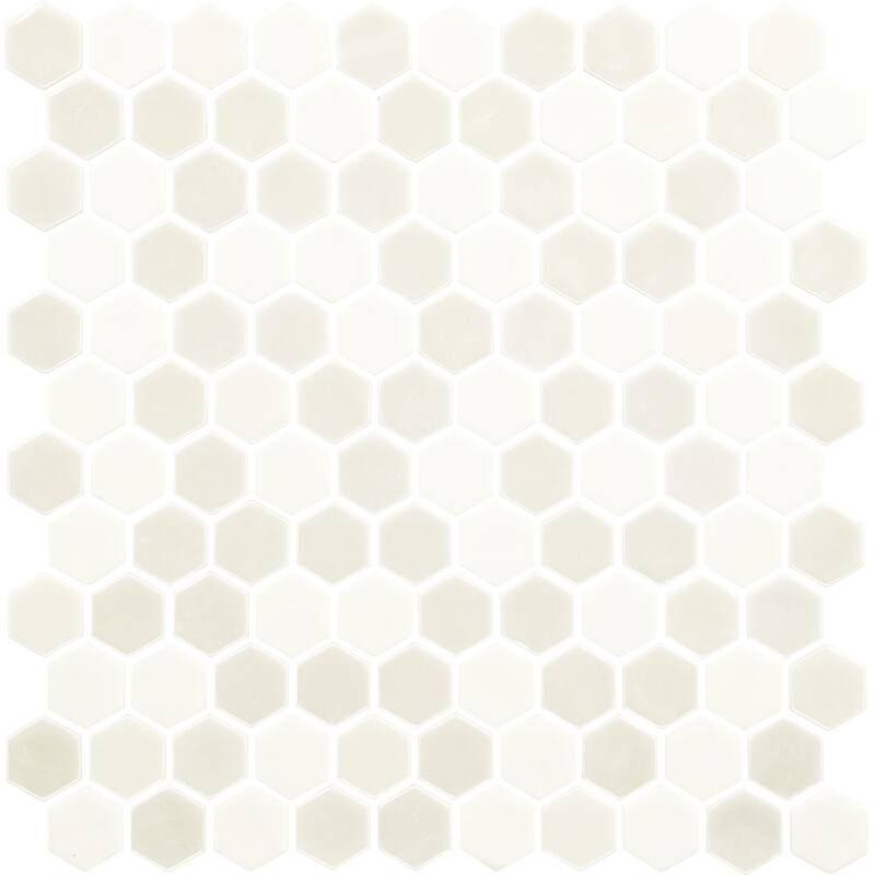 Daltile Uptown Glass 1" Hexagon Mosaic (18 PC Per Carton) (16.92 SQFT Per Carton)