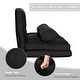 preview thumbnail 49 of 61, Costway Foldable Floor Sofa Bed 6-Position Adjustable Lounge Couch