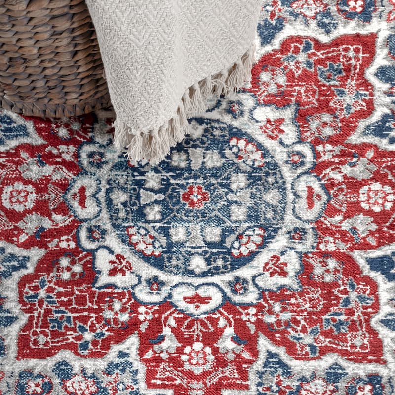 JONATHAN Y Traditional Persian Vintage Medallion Area Rug