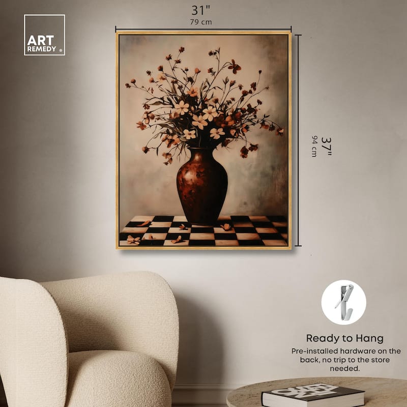 Antique Anthos Aria Canvas by Art Remedy