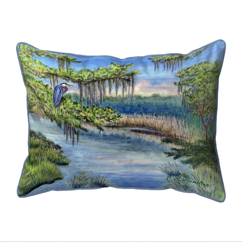 Marsh Morning Noncorded Pillow