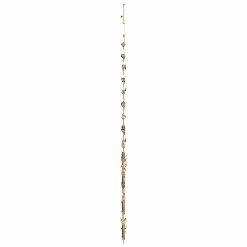 vidaXL Christmas Tree with LEDs Natural Solid Ash wood