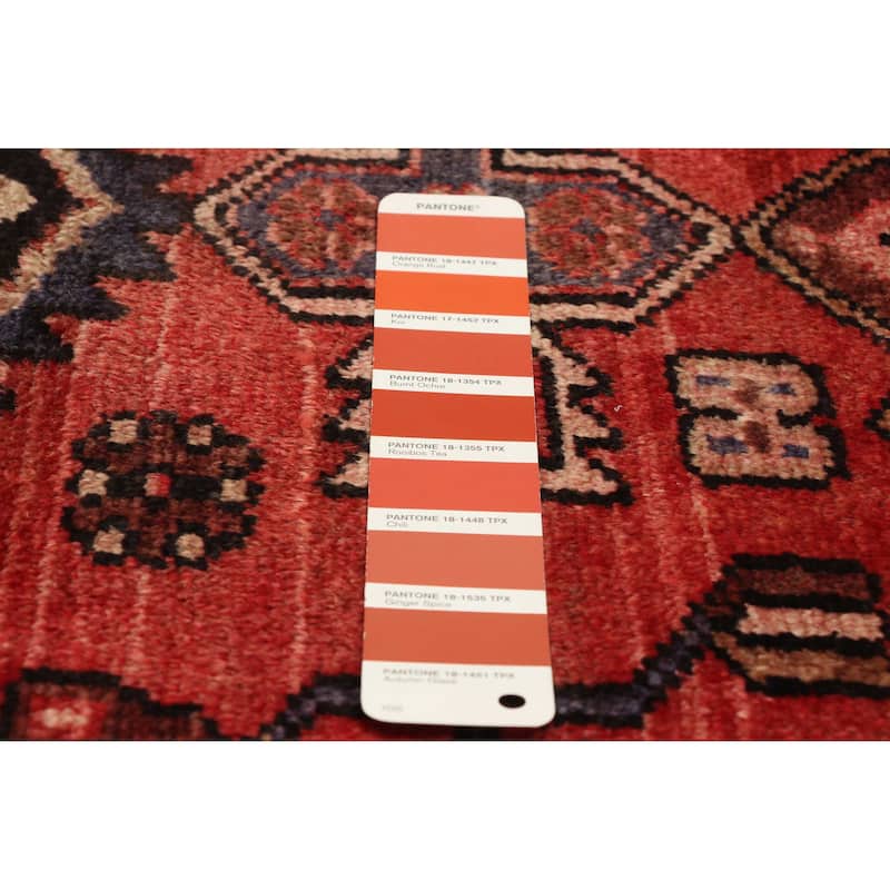 ECARPETGALLERY Hand-knotted Anadol Red Wool Rug - 3'3 x 10'1