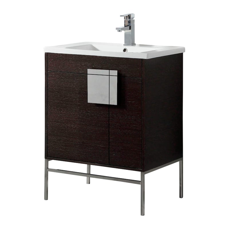 Modern Bathroom Vanity Set, Vireous China Sink Top 30"