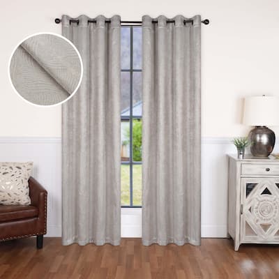 Superior Waverly Washable Room Darkening Curtains, Set of 2 Panels