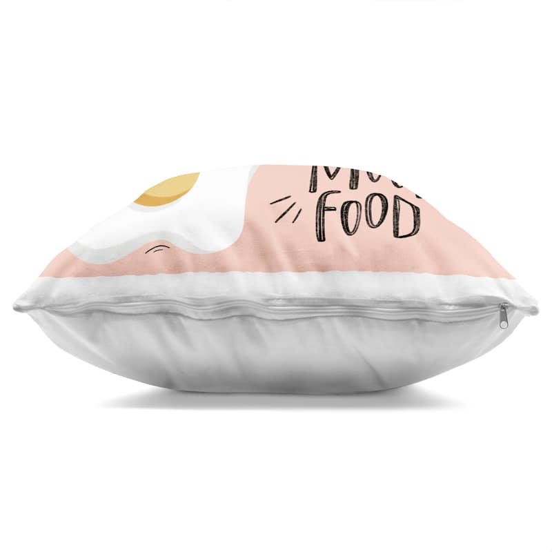 Stupell Good Mood Food Breakfast Decorative Printed Throw Pillow Design by Sarah Hickman