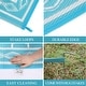 preview thumbnail 20 of 22, Large Outdoor Rug Waterproof Outdoor Plastic Straw Rug for Camping with Carry Bag
