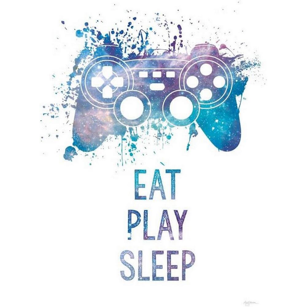 Gamer Splash III Art Poster - Print On Demand