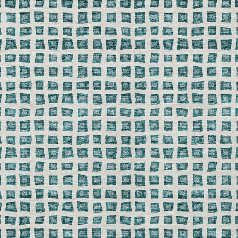 HomeRoots Geometric Transitional Rectangle Outdoor Rug