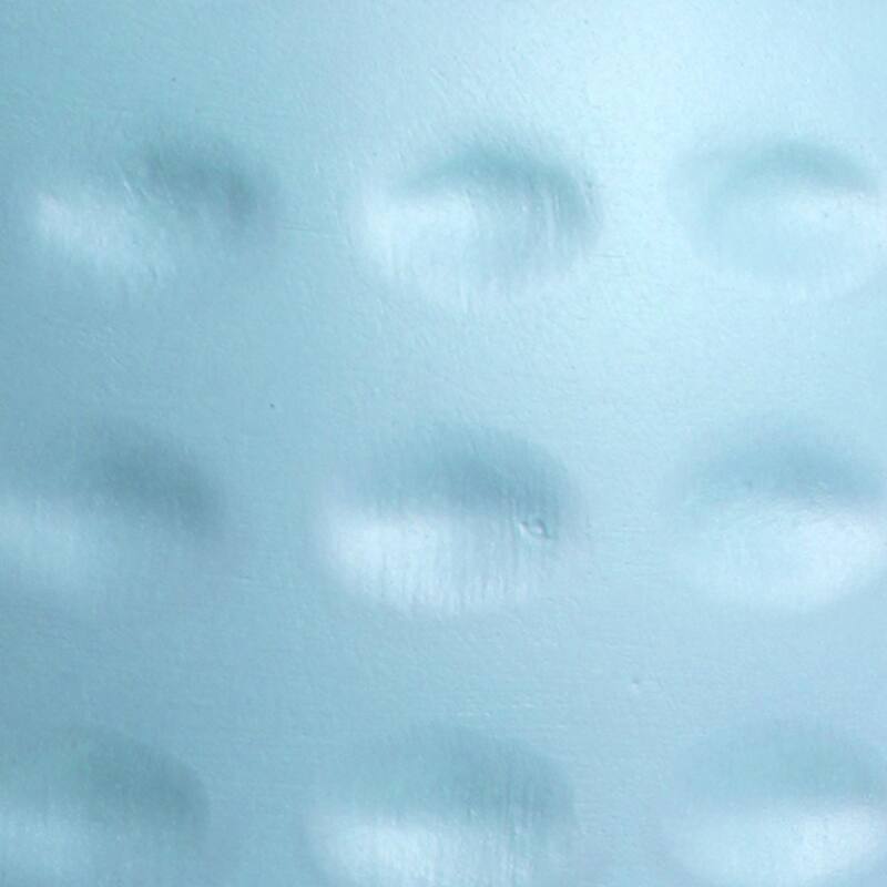 Petite Dimpled Ceramic Table Lamp with Tapered Shade - 12.5" - Blue