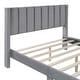 preview thumbnail 11 of 50, Beige Full Velvet Upholstered Bed with Large Storage Drawer - Stylish & Spacious