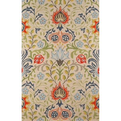 Momeni Newport Hand Tufted Wool Floral Area Rug