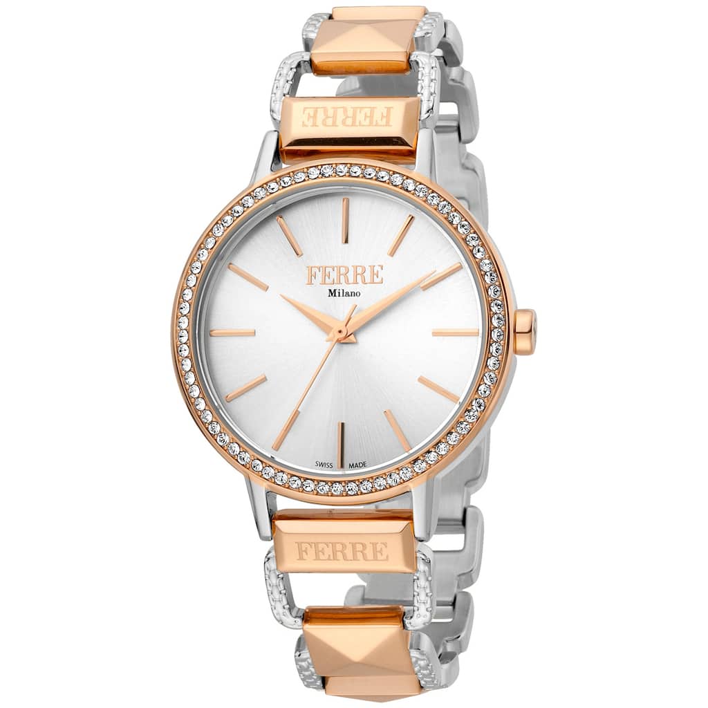 Ferre Milano Women's Classic Silver Dial Watch - FM1L173M0101 - 6 (36)