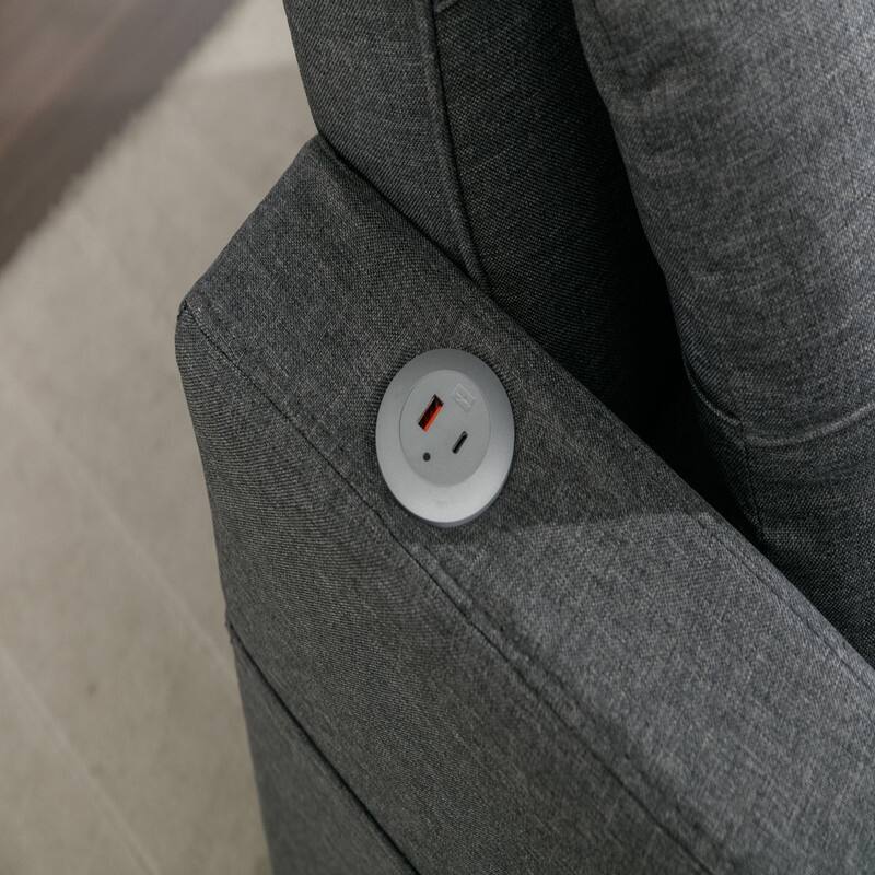 3-in-1 Pull Out Sleeper Chair Beds with USB Ports