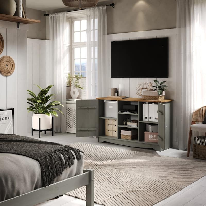 Wood Buffet Sideboard Corona Gray | Furniture Dash