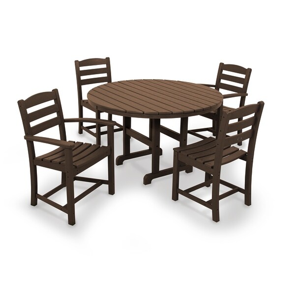 POLYWOOD La Casa Caf 5Piece Dining Set  Overstock  31288929