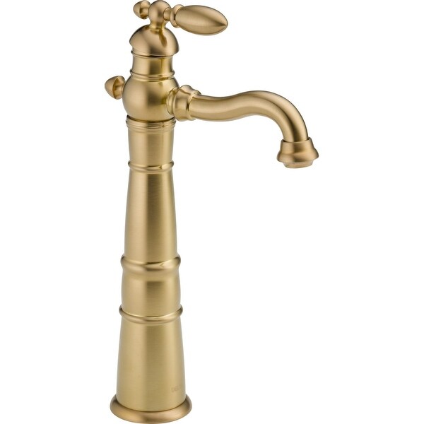 Delta 755LF Victorian Single Hole Bathroom Faucet with Riser