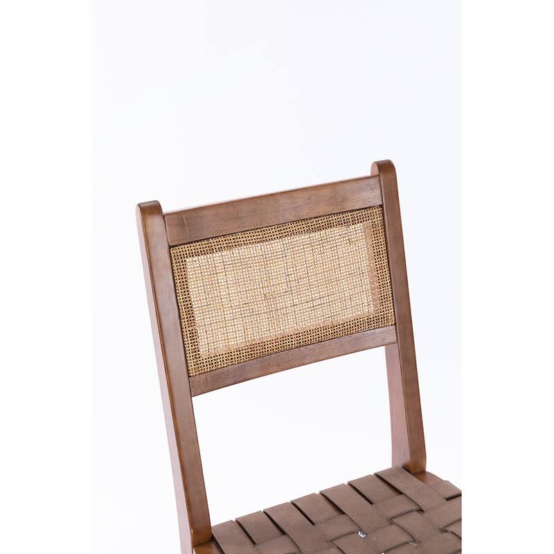 2PCS Rattan Dining Side Chairs