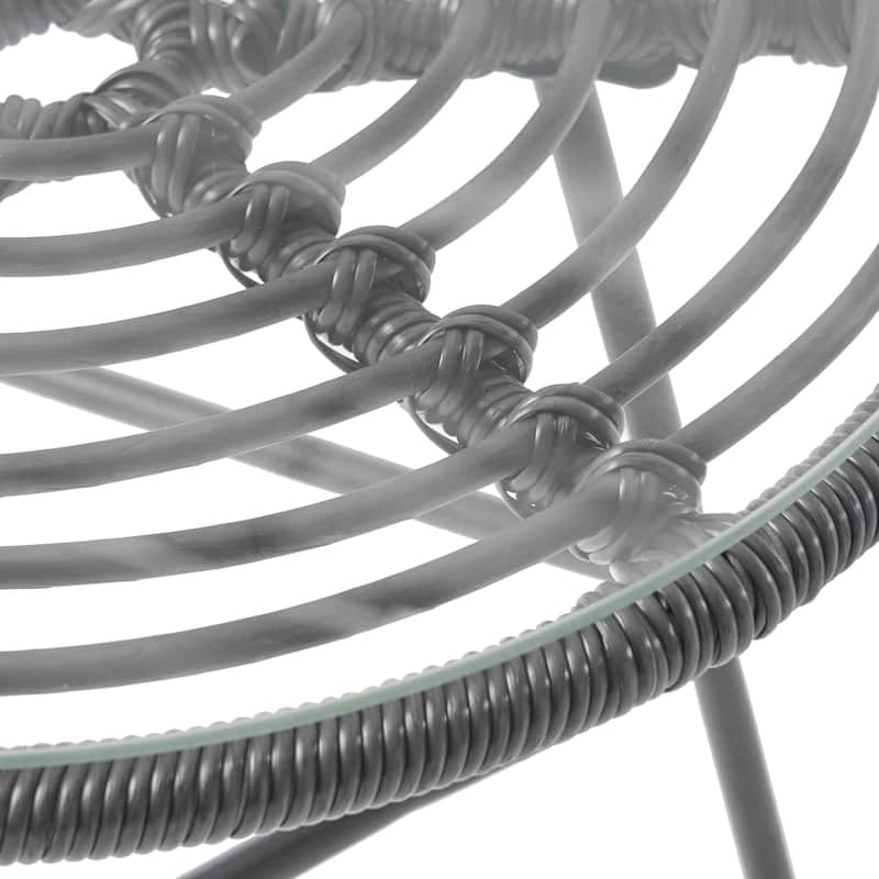 La Habra Boho 3-pc. Wicker Patio Chat Set by Christopher Knight Home