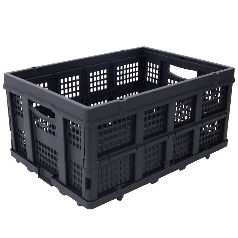 2-Tier Multi Use Functional Collapsible Shopping Carts with Baskets