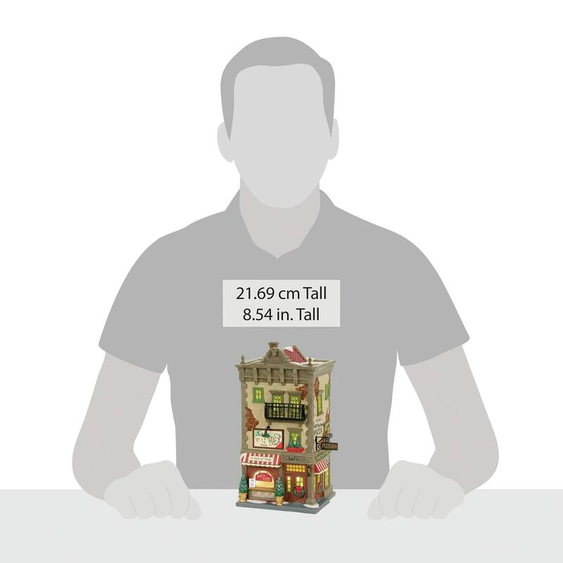 Department 56 Christmas In The City Sal's Pizza and Pasta Lighted Building - 4056623